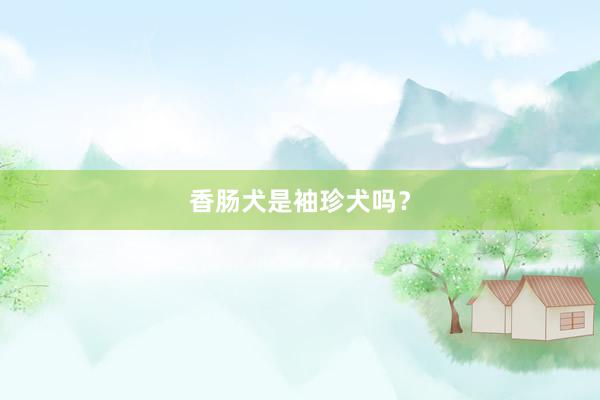 香肠犬是袖珍犬吗？